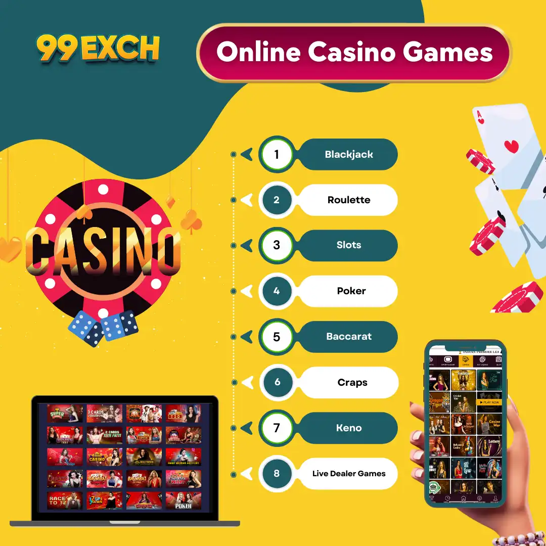 online casino games 99exch